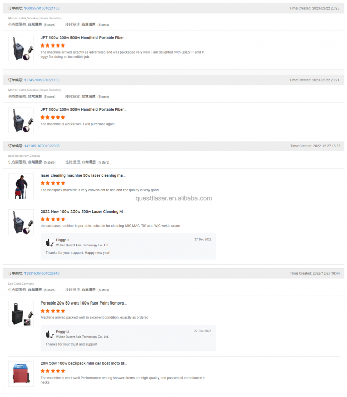 Pulse 200w 300w çanta fiber lazer temizleme makinesi pas çıkarma makinesi 11