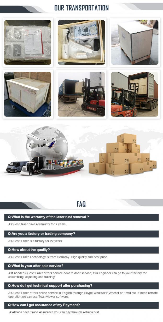 Pulse 200w 300w çanta fiber lazer temizleme makinesi pas çıkarma makinesi 14