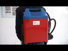 100W BackPack MOPA Grafiti Temizlemek için Lifter Lazer Pas Çıkarma Makinesi